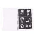 thumbnail image 4 of Temporary  Template, PVC 10 Pages Safe  Stencil Portable  For Women For Body Art, 4 of 8