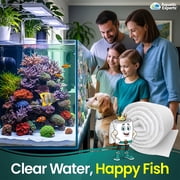 Aquatic Experts - FilterFirst Aquarium Filter Pad Media Roll Crystal Clear Water, 12 by 72 x .75