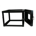 thumbnail image 4 of StarTech.com 6U Hinged Open Frame Wall Mount Network Rack - 4-Post 22 Pouces Depth Swing Out Computer Equipment Rack - 110lbs capacity (RK619WALLOH) - Rack - Montable au Mur - Noir - 6U - 22 Pouces, 4 of 6