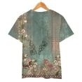 thumbnail image 6 of kaondbfi Summer Tops for Women Womens Casual Short Sleeve Tops Neck T Shirts Loose Fit Womens Essentials Fashion Clothing, 6 of 9