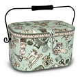 thumbnail image 2 of PRYM Z10332-211 GREEN -SEWING BASKET OVAL, 2 of 2