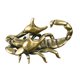 thumbnail image 1 of Scorpion Forma Titular de la pluma Estilo retro Adorno de latón Exquisito Escorpión Modelado Estatua, 1 of 5