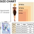 thumbnail image 6 of Initial Blanket for Girls Women, Monogram Blanket 60 x 50 Inches Butterfly Blanket for Kids Adults, Purple Soft Throws, Lightweight Flannel Throw Blanket for Living Room, Couch Sofa Office, 6 of 6