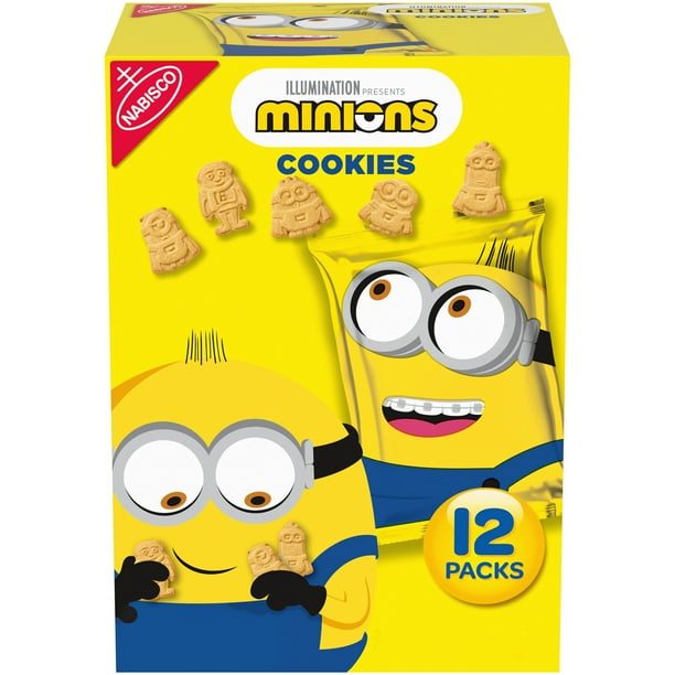 Minions Cookies, 12 Snack Packs (1 oz.) - Walmart.com - Walmart.com