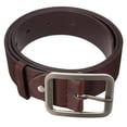 thumbnail image 2 of harmtty Business Men Belt Casual Pin Buckle Waist Strap Belt Men's Stylish Waistband PU Leather,Coffee, 2 of 8