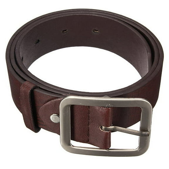 iaksohdu Men's Stylish Casual Waistband PU Leather Pin Buckle Waist Strap Business Belt