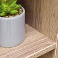 thumbnail image 2 of TOPLIVING Librero Estilo Minimalista, Ideal para Sala, con Espacios de Guardado u Organizaci&oacute;n, con Tres Puertas, Superficie Amplia, Color Beige, Madera Resistente, 2 of 8