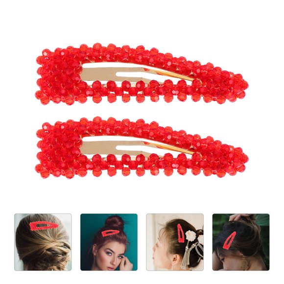 SOPOTUTU 2Ud Para Rojo Con Con De Para Accesorio Femenino