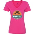 thumbnail image 3 of Inktastic Sayulita Mexico Vacation Souvenir Women's V-Neck T-Shirt, 3 of 5