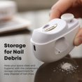 thumbnail image 4 of Electric Nail Clipper for Baby and Seniors - 2 in 1 Auto Fingernail Cutter and Polishing Grinder for Baby Senior Adults - Rechargeable Cordless USB Battery Fingernail Trimmer, 4 of 6