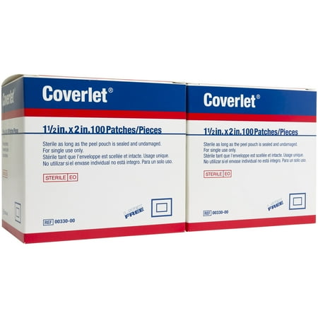 - Coverlet Adhesive Fabric Bandage - Patch - 1-1/2