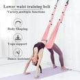 thumbnail image 3 of Yoga Stretching Strap, Aerial Yoga Strap, Adjustable Fitness Strap Band for Waist Trainer Leg Stretching, Anti-gravity Inversion Exercise Door Flexibility Tensile Trainer for Pilates Dance, 3 of 7