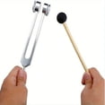 thumbnail image 2 of Tuning Forks Sound Therapy for Stress Relief Healing Tuning Fork Set Tuning Fork Set with Reflex Hammer,1 x Tuning Fork 1 x Hammer 1 x Inner Triangle, 2 of 6