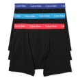 thumbnail image 1 of Calvin Klein - Calzoncillos tipo bóxer para hombre (3 unidades), multicolor, mediano Calvin Klein Calzoncillos boxer, 1 of 2