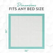 Inspire Extra Large Super Absorbent Disposable Bed Pads for Chronic Incontinence Ultra Thick and Absorbent Bed Pads Disposable Adult | Pee Pads for Adults (36 X 36 Pack of 50 W/ Adhesive)