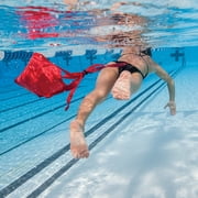 FINIS Swim Parachute - High-Quality Swim Training Equipment for Resistance Training - Swim and Pool Accessory - 8 Inch, Red