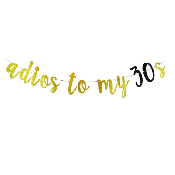 Adios To My 30S Banner For 40th Birthday Party Decorations,40th Birthday Party Sign
