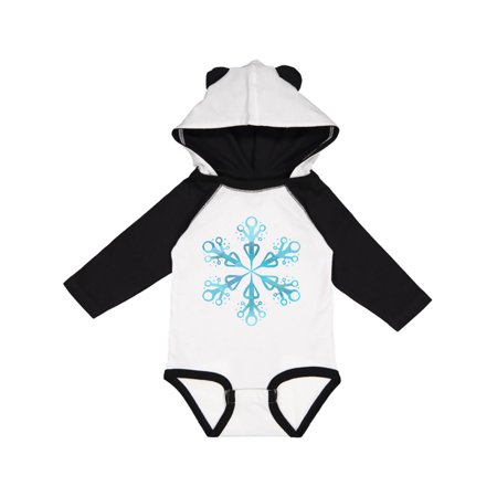 

Inktastic Icy Blue Winter Snowflake Gift Baby Boy or Baby Girl Long Sleeve Bodysuit