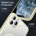 thumbnail image 6 of JETech Magnetic Case for iPhone 11 Pro Max 6.5-Inch Compatible with MagSafe, Translucent Matte Back Slim Shockproof Phone Cover (Beige), 6 of 6