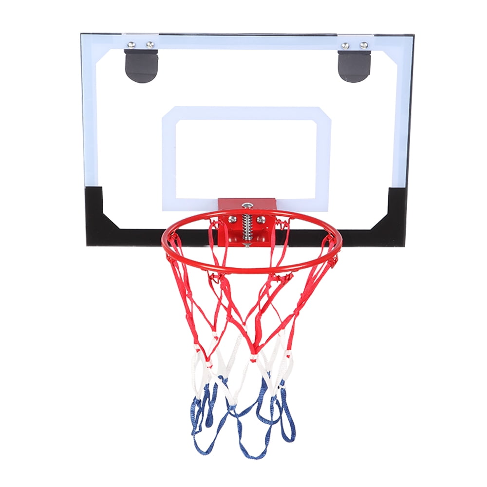 Mini Basketball Hoop Wall Mounted Indoor For Door Hanging Basketball Hoop  With 2 Balls And Air Pump For Children And Adults Bedroom Office Sport Game