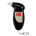 thumbnail image 1 of Battery-powered Breathalyzer Keyring Digital Alcohol Detector Portable Breath Analyser with Audible Alert, LCD Screen and Replacement Mouthpiece for Personal Use G/Black..., 1 of 5