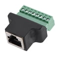 thumbnail image 3 of Screw Terminal Block Adapter, DVR Ethernet Connector Ethernet Extender RJ45 Screw Terminal RJ45 Female Jack to 8 Pin Screw Terminal Connector, 3 of 7