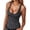 A1#-GY2, variant on LPKRT Women Solid Low Cut Button Tank Top - Sleeveless Casual Vest, Summer Layering Blouse(RD2-M)