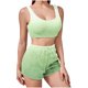 thumbnail image 2 of Conjunto de pijama de terciopelo de doble cara para mujer, para casa, invierno, 1 camiseta + 1 pantalón, camiseta y pantalón de poliéster., 2 of 6