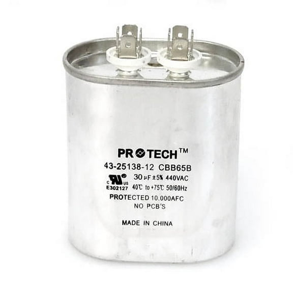 43-25138-12 - OEM Rheem Oval Capacitor 30 uf 440 Volt