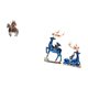 thumbnail image 5 of Adorno De Reno De Caballero Acrílico, Centro De Mesa, Estatua De Resina, Decoración Artística, Colección, Regalo Impermeable, Figura De Animal, Figura De Pareja De Ciervos Para Decoración, 5 of 8