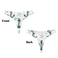 thumbnail image 3 of Fotbe Anchors And Shells Tanga Sin Costuras para Mujer con Estampado – Panties Invisibles, Transpirables y Cómodos para Uso Diario-Large, 3 of 6