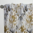 thumbnail image 5 of Designart "Golden Chrysanthemum Harmony II" Floral Room Darkening Single Curtain Panel, 5 of 6