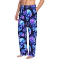 thumbnail image 6 of Rateoe cool crystal Skull flower Pattern Men’s Ultra-Soft Comfy Pajama Lounge Pants Sleepwear,Comfortable Lounge Wear,lightweight Pajamas, Casual Home Wear-XX-Large, 6 of 6