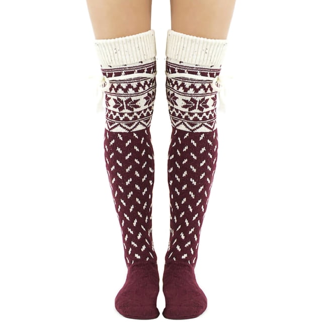 Kmbangi Chaussettes Mignonnes pour Femmes/fille Automne/hiver Épaisses Chaudes Douces Bas