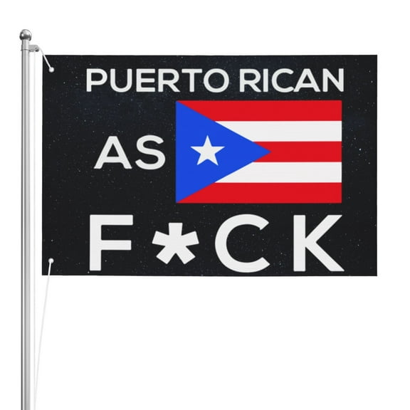 Puerto Rican Pride Double Sided Flag 2x3ft For Home/Company/Indoor Outdoor Decoration Flag 100% Polyester Banner