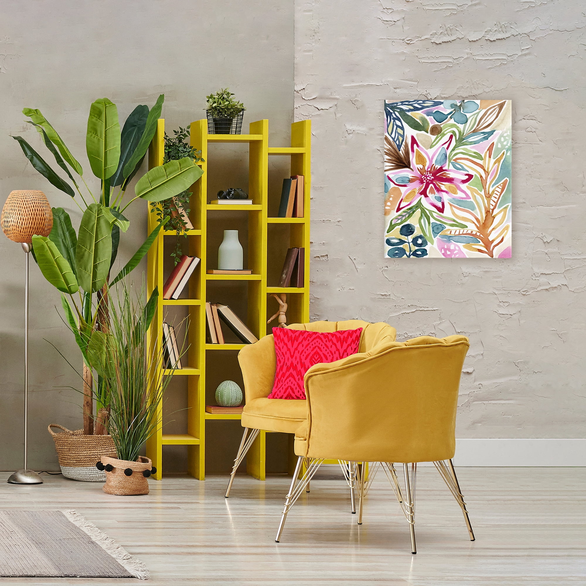Stupell Industries Vibrant Garden Impressions Canvas Wall Art, design by Lisa Nohren