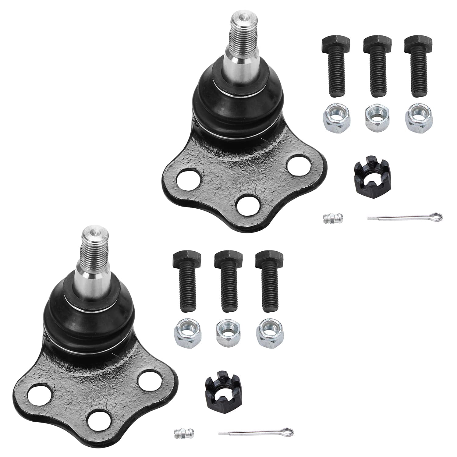 Detroit Axle - RWD Front Upper and Lower Ball Joints Replacement for 2000 2001 Dodge Ram 1500