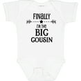 thumbnail image 3 of Inktastic Finally I'm the Big Cousin Boys or Girls Baby Bodysuit, 3 of 5