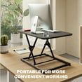 thumbnail image 6 of 27" Home Office Desk Riser Adjustable Standing Desk Converter, 6 of 7
