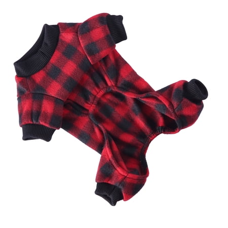 Niceauty 1Pc Puppy Lattice Coat Pet Apparel Breathable Material Assorted Colors