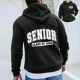 thumbnail image 1 of WILLBEST Sudaderas Deportivas para Hombre, Sudadera con Capucha Estampada con Temática De Temporada De Graduación para Hombre, Sudadera Informal De Tendencia Cómoda y Holgada Chica, 1 of 6