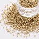 thumbnail image 1 of Plated Glass Cylinder Beads Seed Beads Metallic Colours Round Hole Gold 1.5~2x1~2mm Hole: 0.8mm about 8000pcs/bag about 1pound/bag, 1 of 5