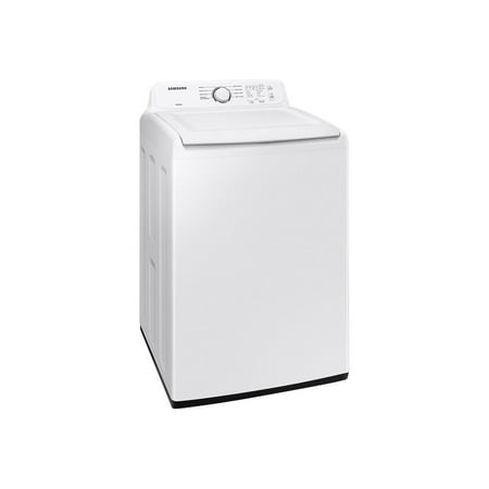 Samsung - 4.1 cu. ft. High-Efficiency Top Load Washer with Soft-Close Lid and 8 Washing Cycles - White