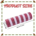 thumbnail image 3 of Ongmies Deco Mesh, 26Cm X 10 Yards Red & White Christmas Flower Wreath Mesh – Diy Xmas Tree Tulle Roll for New Year & Navidad Decoration, Christmas Decoration Ribbons, 3 of 9