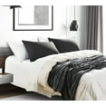 thumbnail image 3 of Parkdale Set of 2 Ultra Soft Microfiber Zippered Pillow Cases (Queen, Dark Grey), 3 of 7
