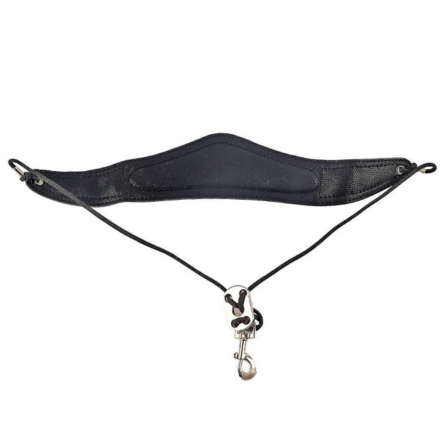 Padded shoulder harness for soprano, tenor, alto saxophone
