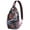 Boho, variant on Space Geek Sling Backpack, Astronaut and Rocket Design, Celestial Nebula Crossbody Bag for Sci-fi Lovers