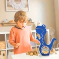 thumbnail image 2 of Heeneeso Blue Wooden Dinosaur Piggy Bank Boalord for Clear Big Belly Animal Coin Bank for Toddler Real Money Toy Boys Kids Girls, 2 of 6
