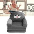 thumbnail image 1 of 2 in 1 Sofa and Sleeper Bed Adorable Cartoon Design, Lightweight and Portable Sponge Material Foldable Kids Sofa for Reading Relaxing Playing and Sleeping with a Fun Touch, 1 of 7