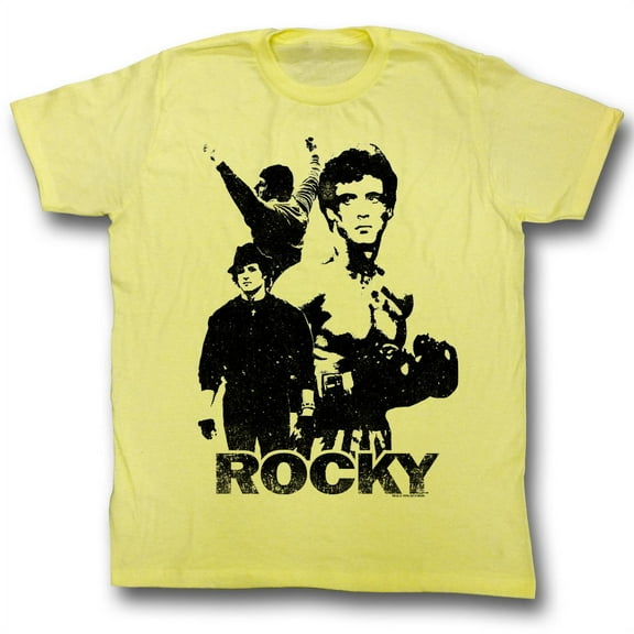 Rocky 3 Stallions Yellow Heather T-Shirt